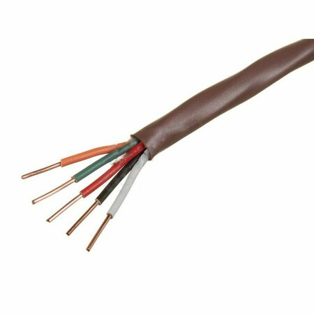 AMERICAN IMAGINATIONS 2952.76 in. Cylindrical Brown Low Voltage Wire in 30V AI-37687